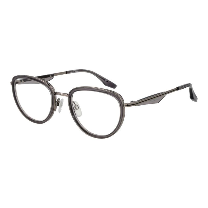 Trussardi Gray Metal Glasses Men's (Frames)